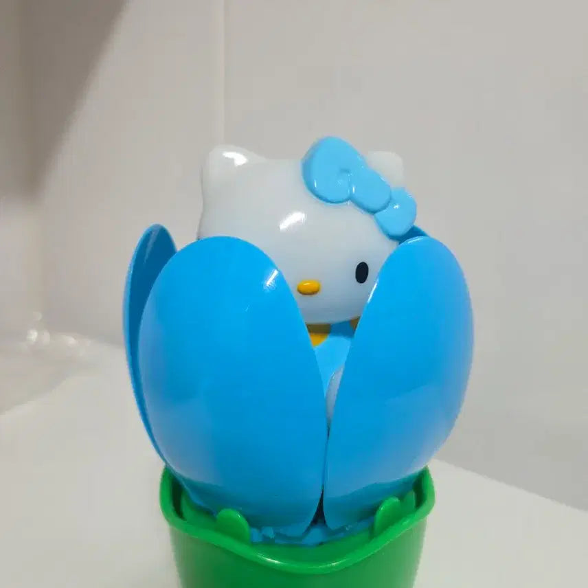 [BUNJANG] Sanrio Hello Kitty Flower Lamp Mood Light / 고전 산리오 키티 플라워 램프 조명 무드등 푸시 조명