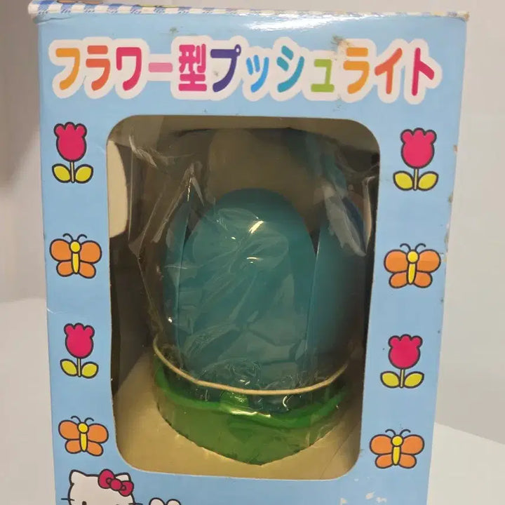 [BUNJANG] Sanrio Hello Kitty Flower Lamp Mood Light / 고전 산리오 키티 플라워 램프 조명 무드등 푸시 조명