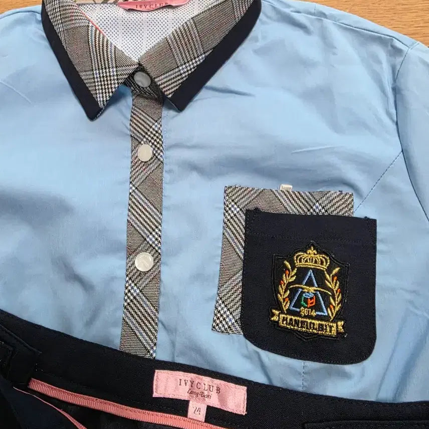 [BUNJANG] Sky Blue Middle School Summer Uniform Set (Haneulbit Middle School) / 예쁜 여자교복 하복교복 세트판매c162(김포 하늘빛중)