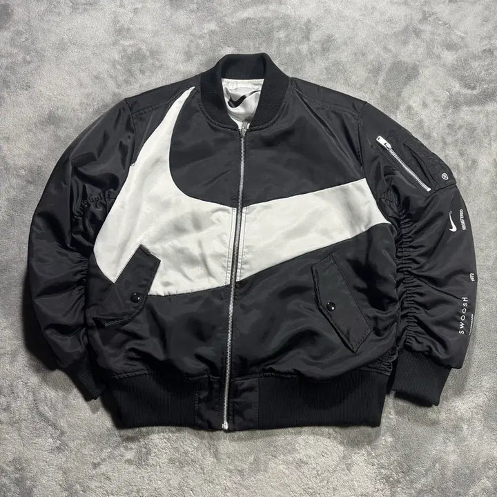 [BUNJANG] Nike NSW Therma-FIT Reversible Bomber Jacket / 나이키 NSW 써마핏 리버시블 봄버자켓