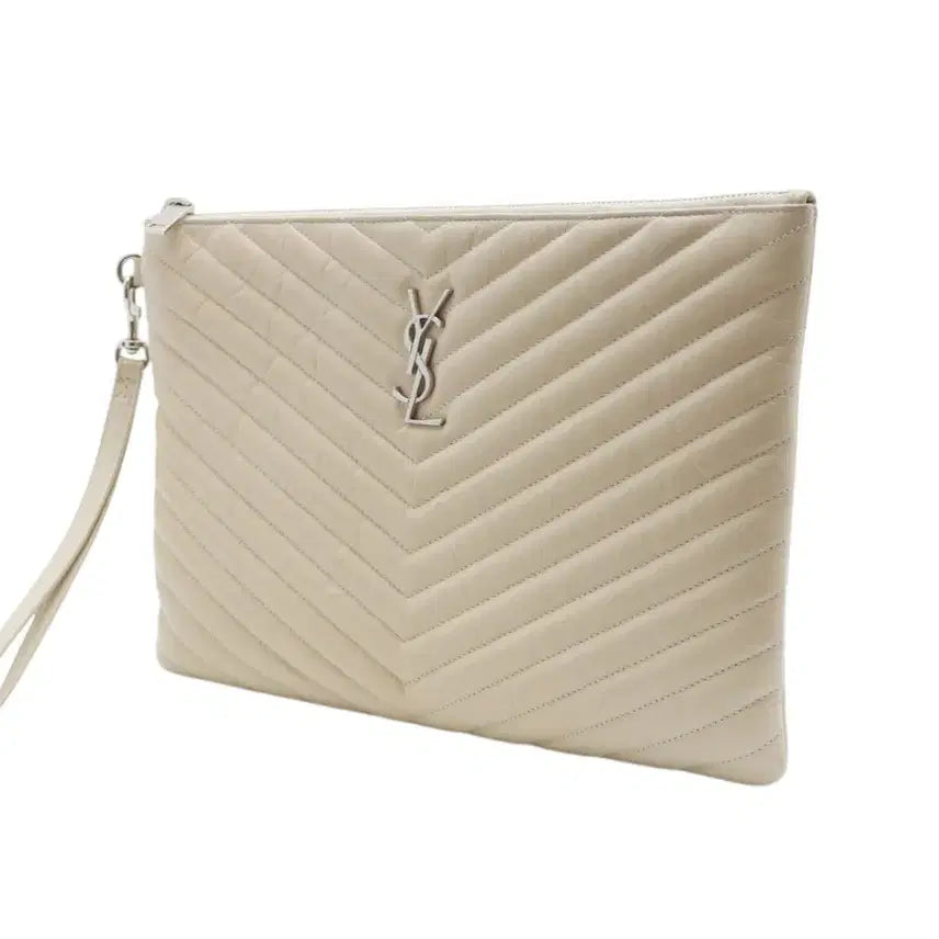 [BUNJANG] Saint Laurent Matelassé Clutch Medium 559193 / [착한중고명품울산점] 생로랑 마틀라세 클러치 미듐 559193 상태 A