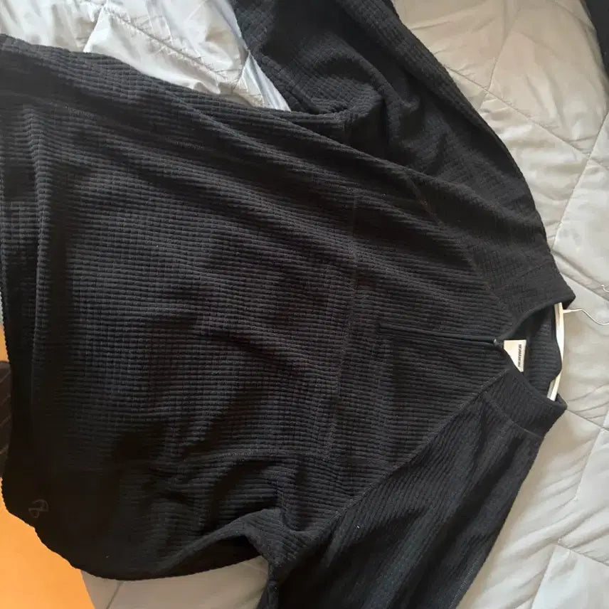 [BUNJANG] NOMENUUL Waffle Half Zip-up / 노메뉴얼 와플 하프집업