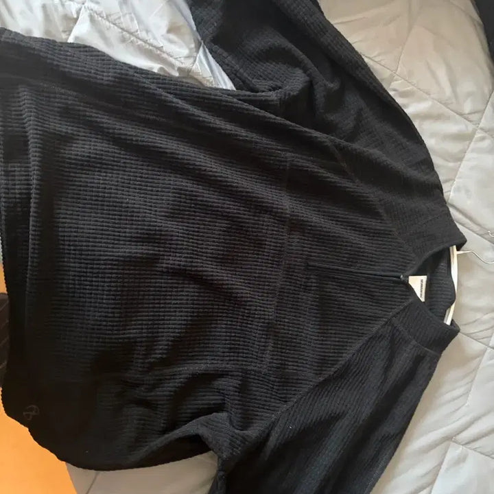 [BUNJANG] NOMENUUL Waffle Half Zip-up / 노메뉴얼 와플 하프집업