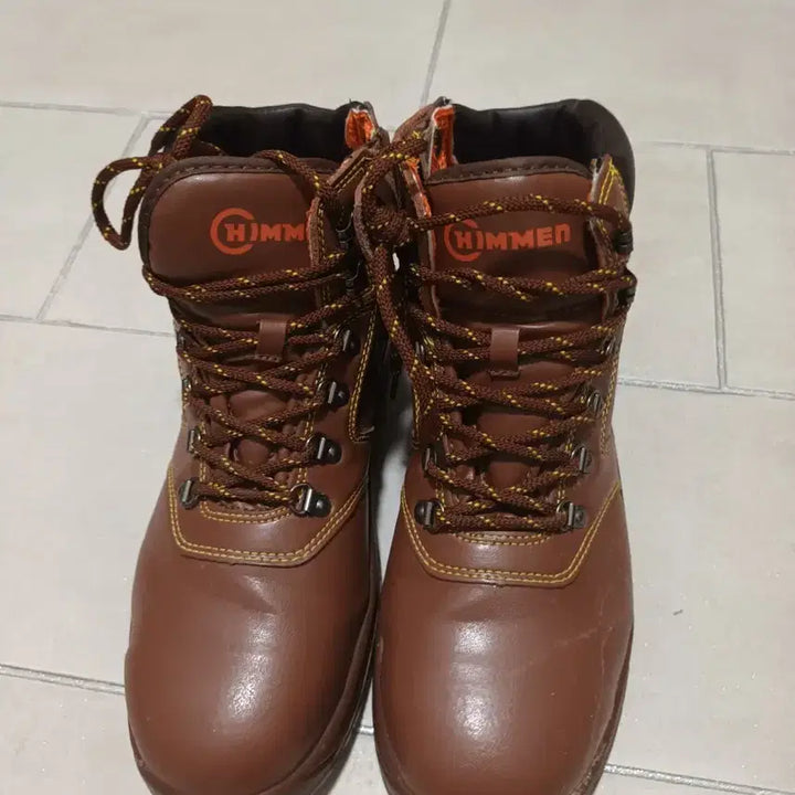 [BUNJANG] HIMMEN Brown Work Boots Safety Shoes / 힘멘 HIMMEN 갈색 작업화 안전화