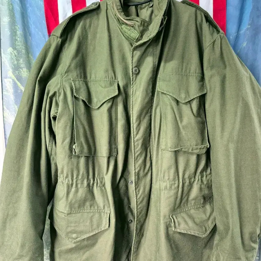 [BUNJANG] US Military M65 Field Jacket Medium Long OG / 미군 M65 og 필드자켓 미디움 롱(실측 L-xL)