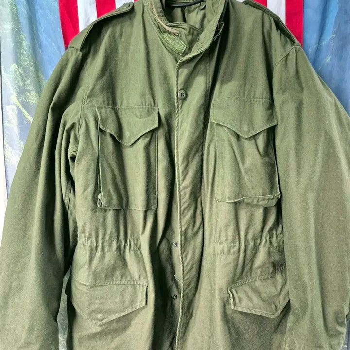 [BUNJANG] US Military M65 Field Jacket Medium Long OG / 미군 M65 og 필드자켓 미디움 롱(실측 L-xL)