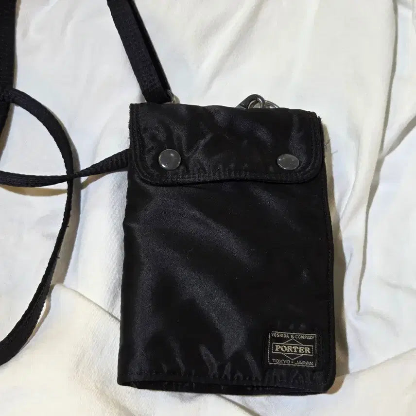 [BUNJANG] Yoshida Porter Black Multi-Pocket Mini Crossbody Bag / 할인!)요시다포터 블랙 멀티포켓 미니 크로스백