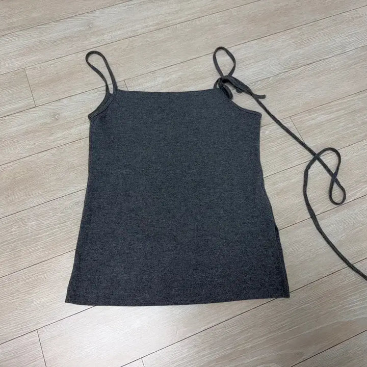 [BUNJANG] LaRoo Rope Tank Top Gray / 라룸 로프나시 그레이 /지그재그 에이블리