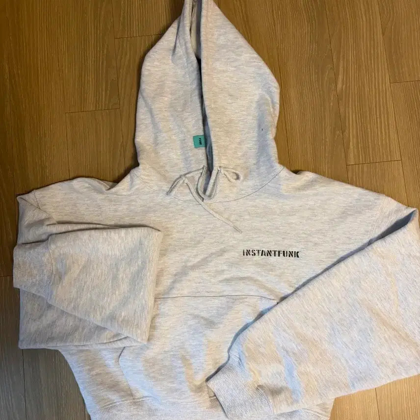 [BUNJANG] Instant Funk Cropped Hoodie / 인스턴트펑크 후드티 s