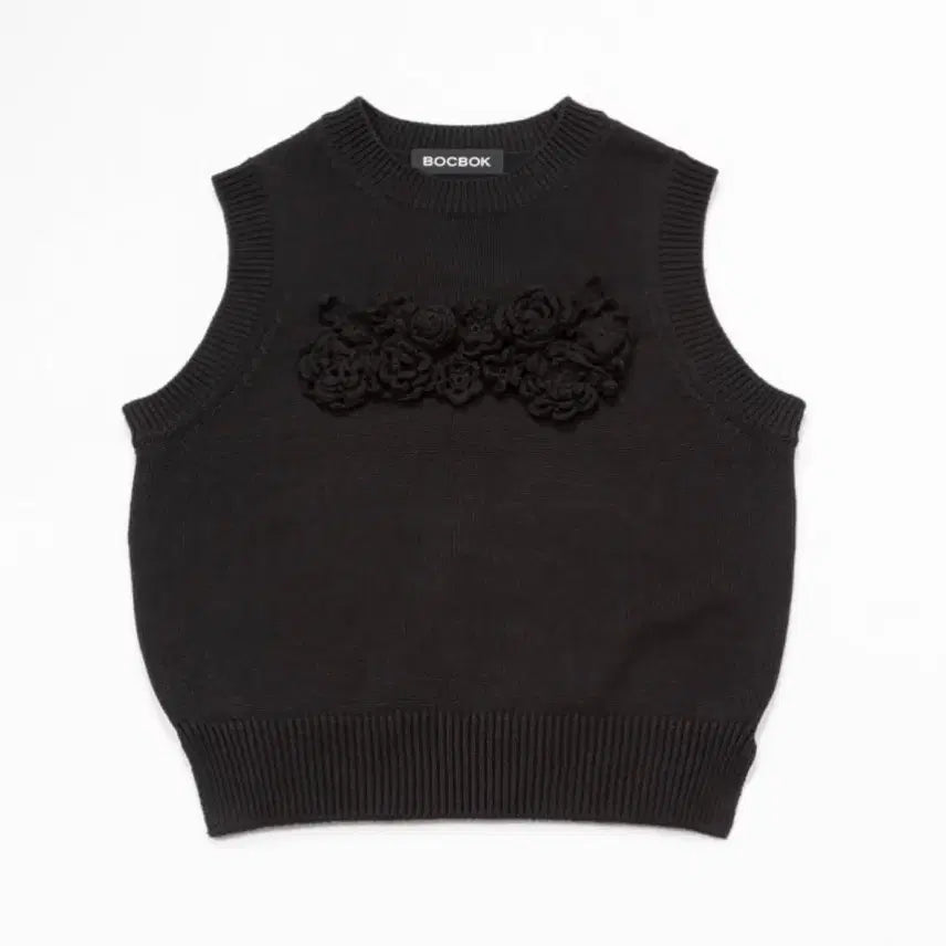 [BUNJANG] BocBoc Garden Vest Black M / bocbok 복복 GARDEN VEST 가든 베스트 블랙M