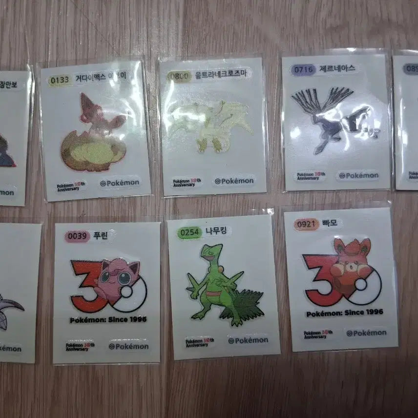 [BUNJANG] Pokemon Stickers Bundle Set / 포켓몬띠부씰