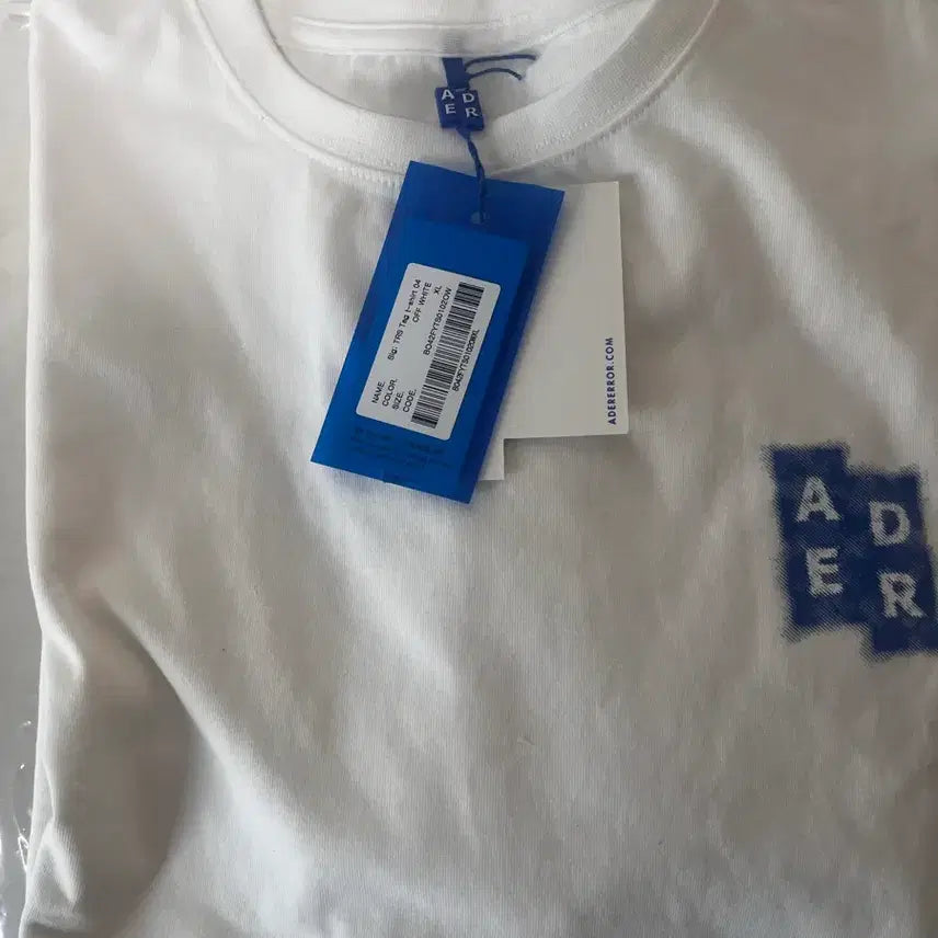 [BUNJANG] Ader Error Significant TRS Tag T-Shirt Off White XL / 아더에러 시그니피컨트 TRS 태그 티셔츠 04 오프 화이트 xl