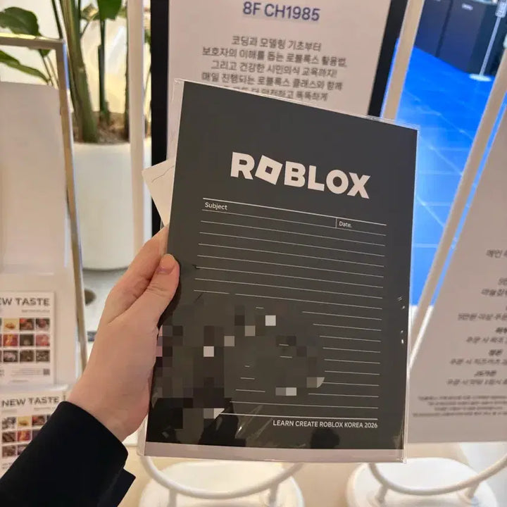 [BUNJANG] Roblox Note Pop-up Store Goods (Sealed) / 로블록스 노트 팝업스토어 굿즈 공식 미개봉
