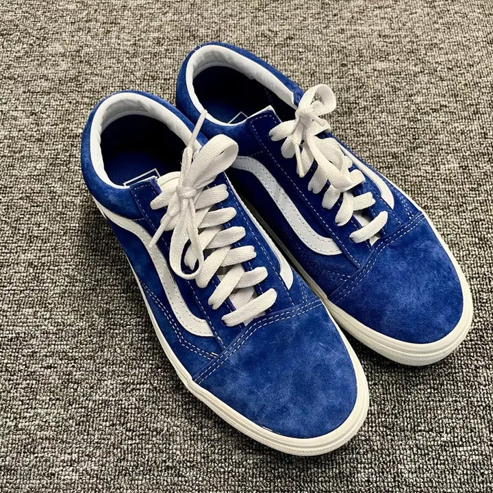 [BUNJANG] Vans Old Skool Suede Blue Sneakers - Size 235 / [235] 반스 올드스쿨 스웨이드 블루