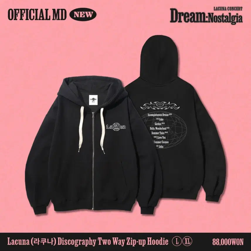 [BUNJANG] Lacuna Two-Way Zip-Up Jacket Size L / 라쿠나 투웨이 집업