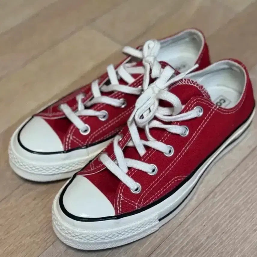 [BUNJANG] Converse Chuck Taylor 70s Red Low Top / 컨버스 척테일러 70s 레드 로우 230