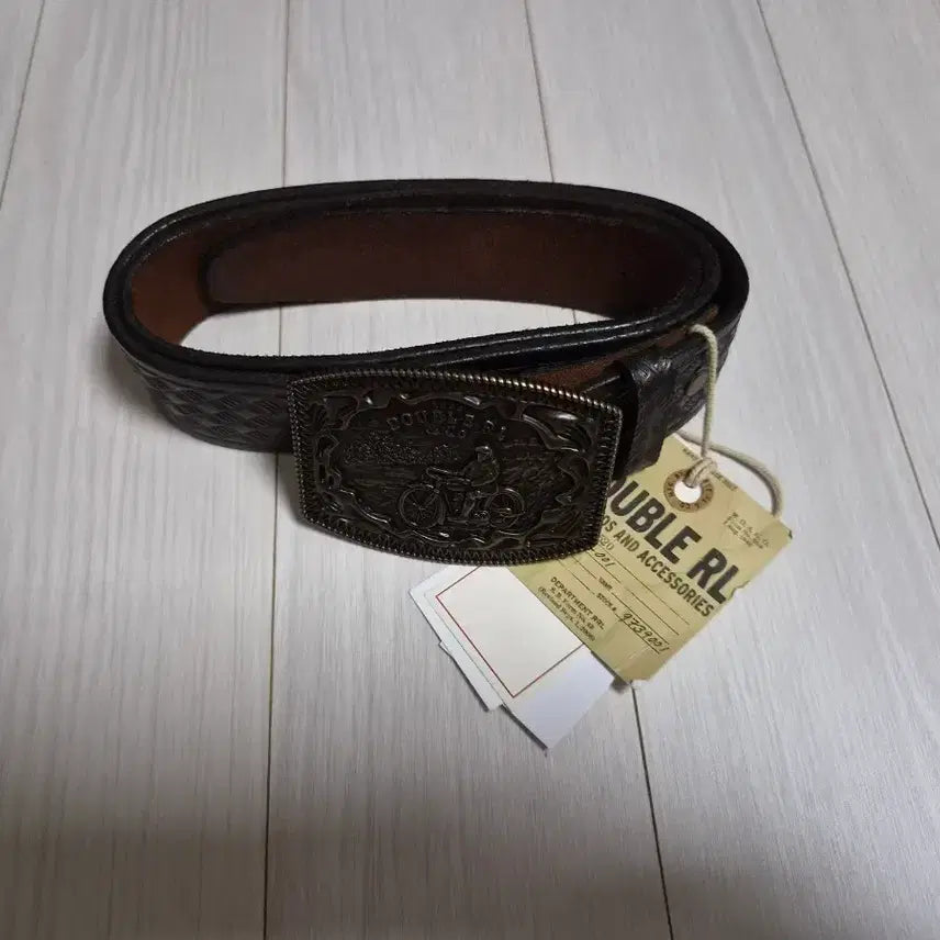 [SOLD OUT] 더블알엘 RRL 바스켓 위브 엠보스드 벨트