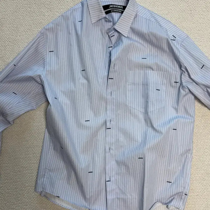 [BUNJANG] Jacquemus Simon Stripe Shirt 48 / (급처) 자크뮈스 simon 스트라이프 셔츠 48