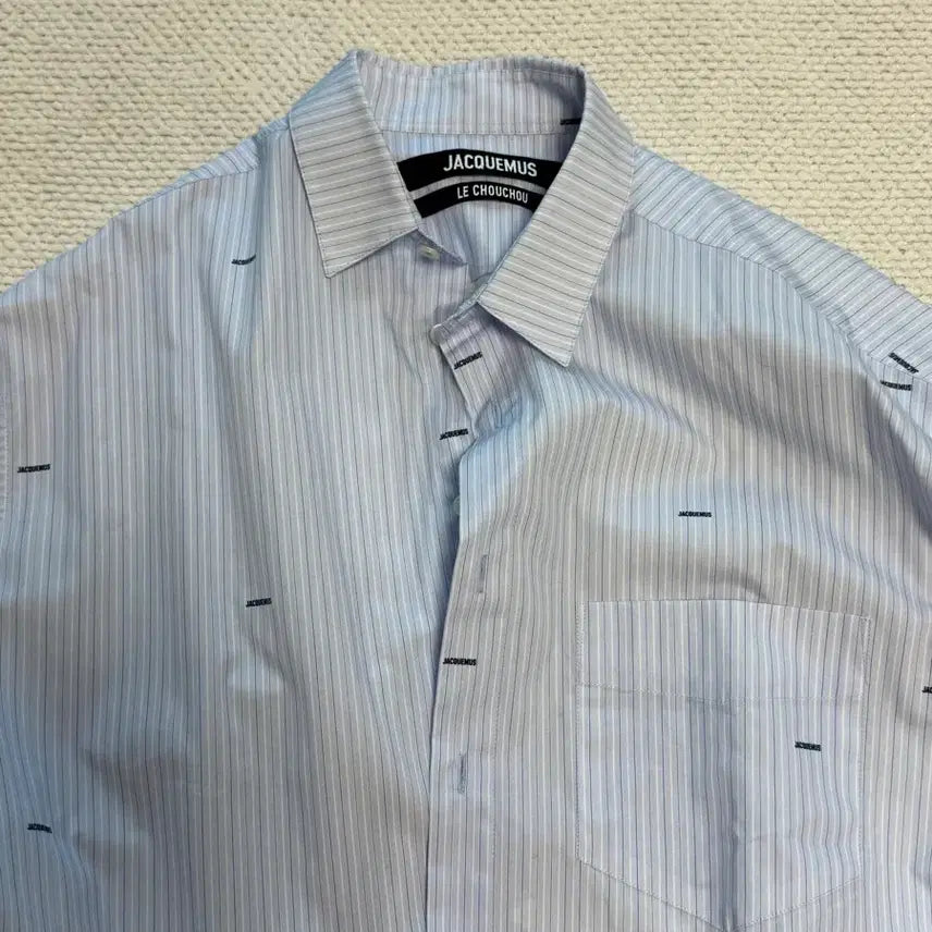 [BUNJANG] Jacquemus Simon Stripe Shirt 48 / (급처) 자크뮈스 simon 스트라이프 셔츠 48