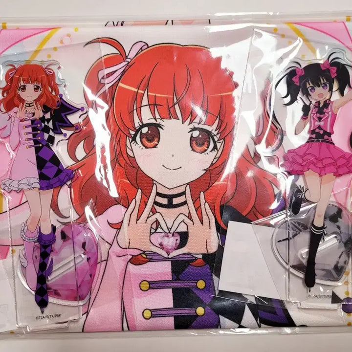 [BUNJANG] Prizmmy☆☆ Rinka Aira Visual Cross Acrylic Stand / 프리티리듬 마루쿠지 비주얼보드 아이라 크리스 비주얼 크로스 아크릴 스탠드