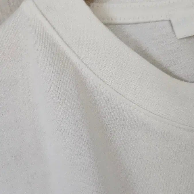 [BUNJANG] Ivory Oversized Short-Sleeve T-Shirt / 고퀄 아이보리 반팔티셔츠