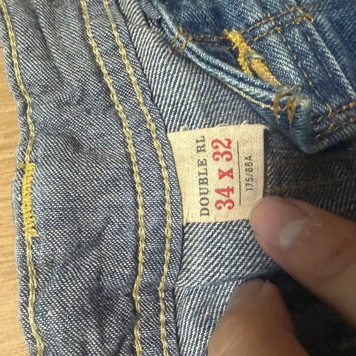 [BUNJANG] RRL Straight Leg Jeans / RRL 빈파포 풀러턴 34/32