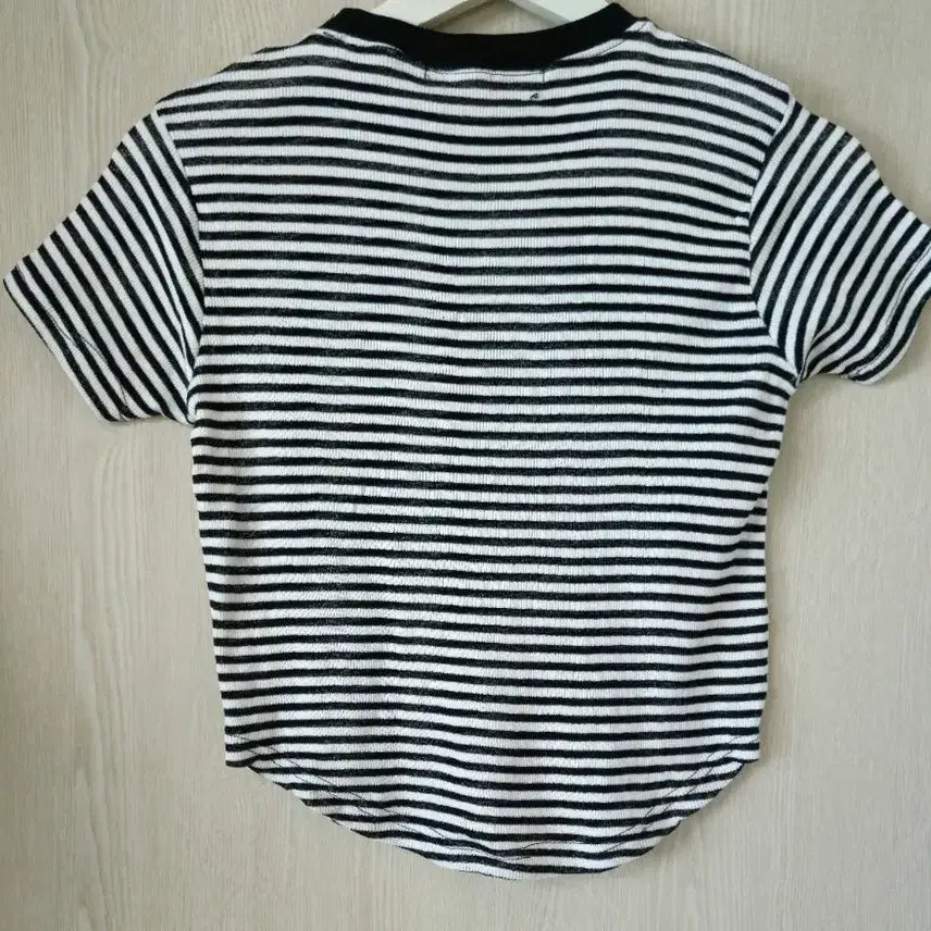 [BUNJANG] New Crop Ribbed Fitted T-Shirt / 크롭 딱붙티 새상품