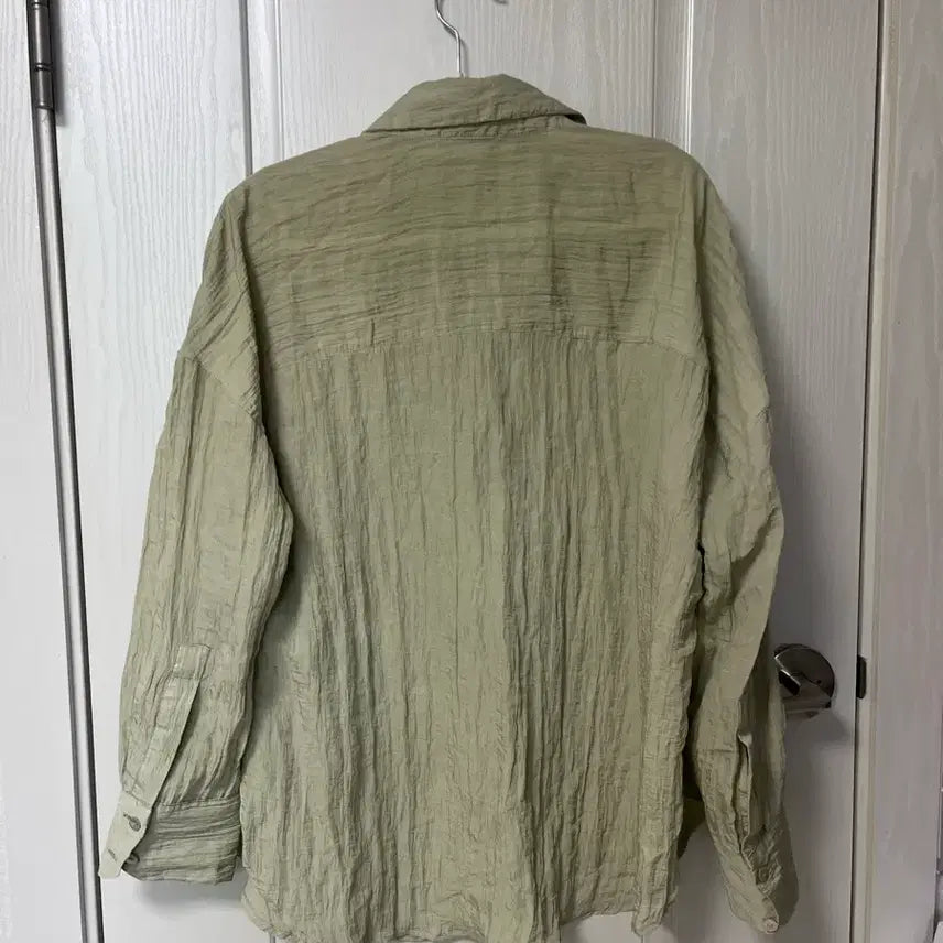 [BUNJANG] Zara Mint Long-Sleeve Shirt / 자라 셔츠 - 찰랑찰랑