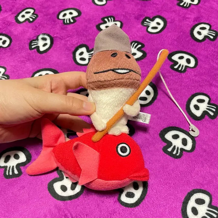 [BUNJANG] Genuine Namco Doll Fishing on Carp / 오늘만!!!극레어]정품 잉어에 탄 낚시하는 나메코 인형