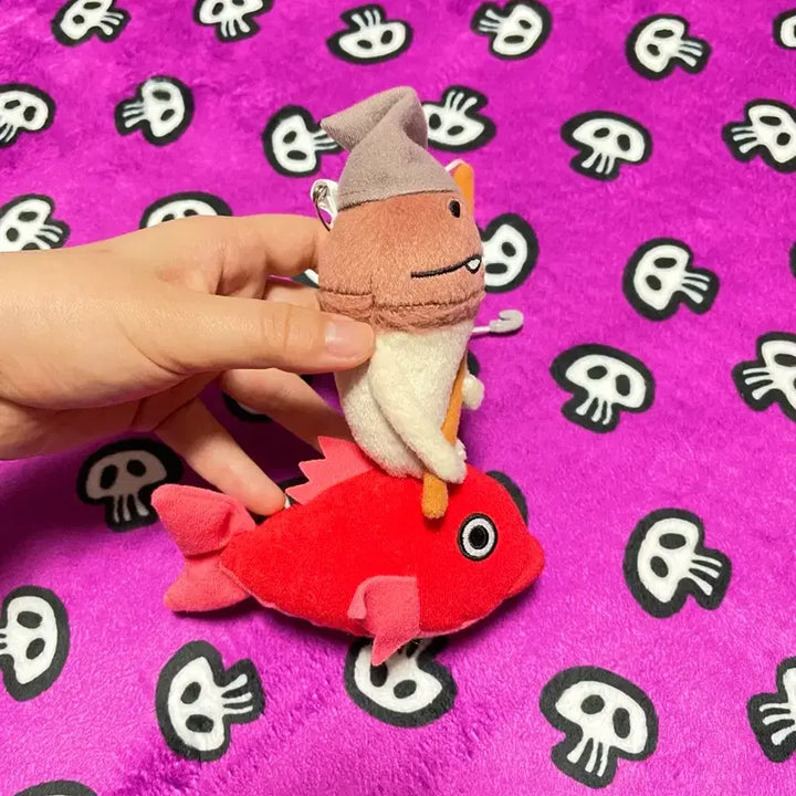 [BUNJANG] Genuine Namco Doll Fishing on Carp / 오늘만!!!극레어]정품 잉어에 탄 낚시하는 나메코 인형