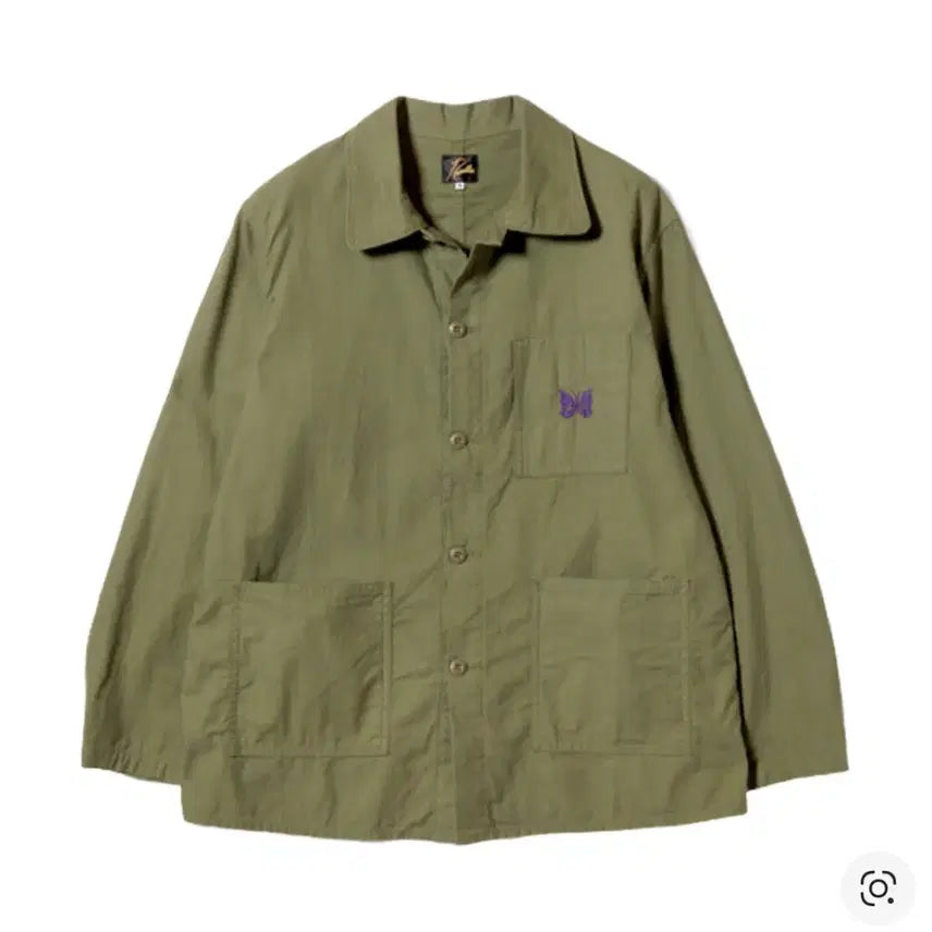 [BUNJANG] Needles D.N. Coverall Back Satin Olive / 니들스 D.N. 커버올 백 사틴 올리브