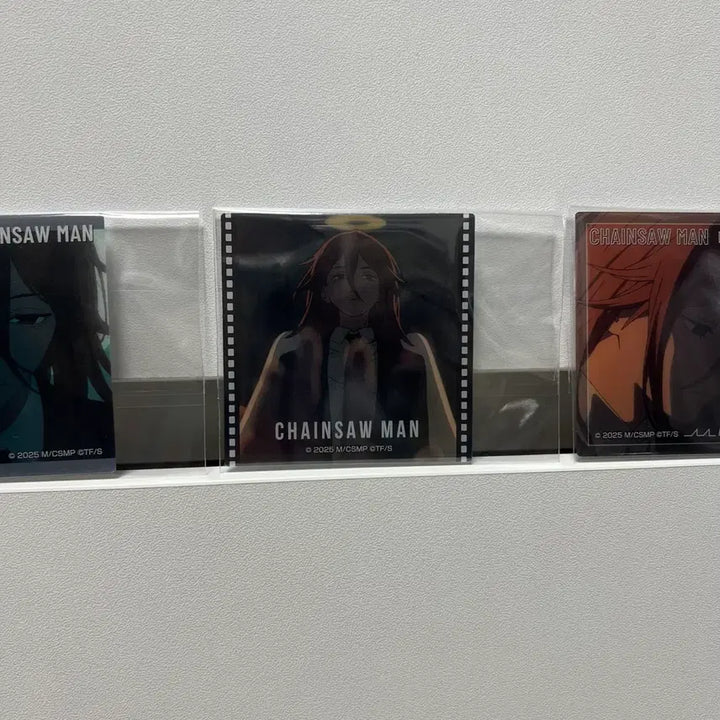 [BUNJANG] Chainsaw Man Angel Devil Square Card Set / 체인소맨 (천사의 악마) 스퀘어 카드 3장 일괄 굿즈