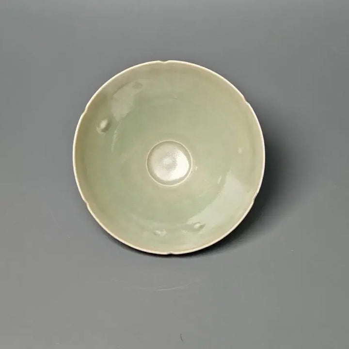 [BUNJANG] Yongcheon Kiln Celadon Bowl with Glaze Drips (Goryeo Dynasty) / [진품] 청대 중기 용천요 청자 대접 출토품 유루문 중국도자기 골동품