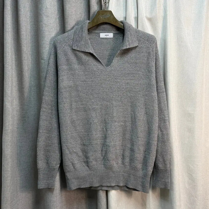 [BUNJANG] Elmood V-Neck Collar Summer Knit (L) / [L] 엘무드 LMOOD 브이넥 카라 여름 니트