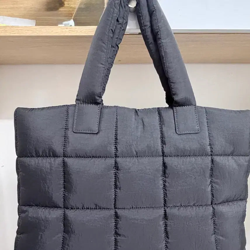 [BUNJANG] Marithe Francois Girbaud Quilted Tote Bag Black / 마리떼 프랑소와 저버 퀼팅 토트백 블랙