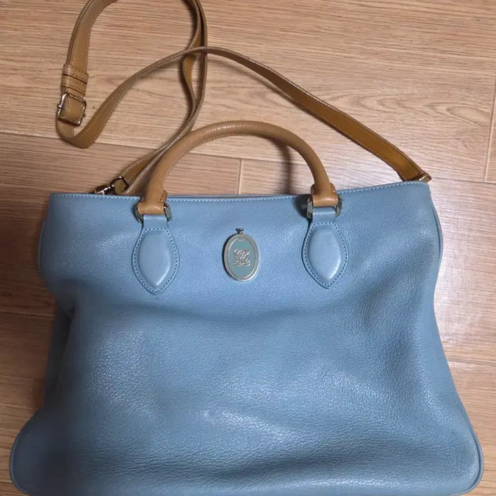 [BUNJANG] Louis Quatorze Blue Tote Bag Shoulder Bag / 루이까또즈 블루 토트백 숄더백