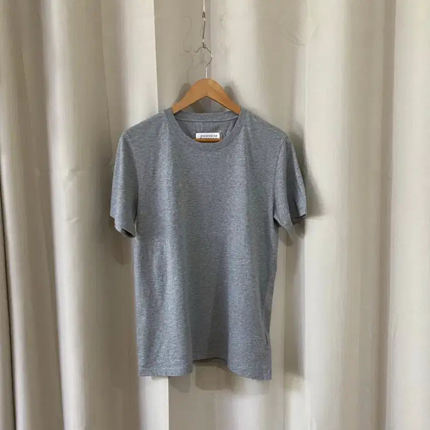 [BUNJANG] Maison Margiela Relaxed Fit Four Stitches T-shirt Melange Grey / 메종 마르지엘라 멜란지 그레이 티셔츠