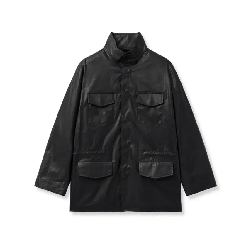[BUNJANG] Aieul Field Jacket Coated Black / 48) Aieul Field Jacket_Coated Black 아이엘