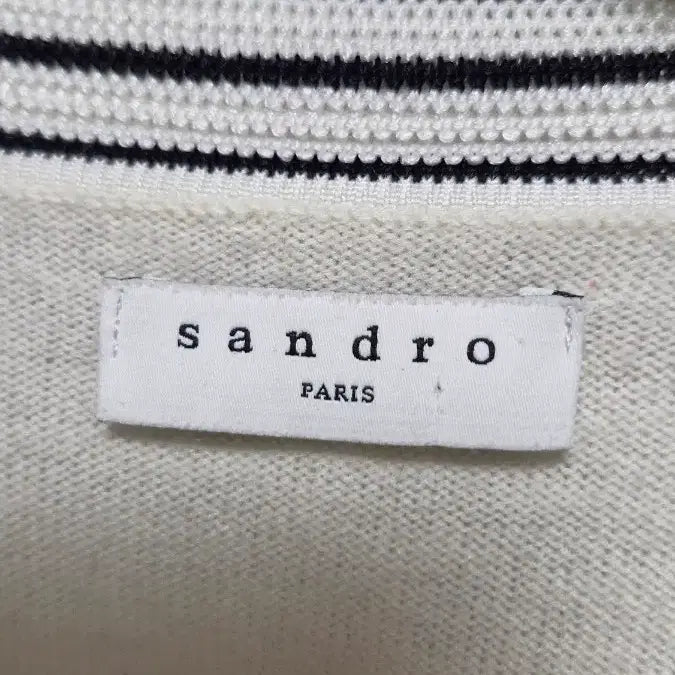 [BUNJANG] Sandro Pearl Button Cashmere Blend Cardigan / 산드로sandro(1/90) 진주버튼캐시미어블렌드가디건