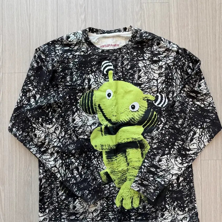 [BUNJANG] Gentlefullness Graphic Long Sleeve Shirt / gentlefullness 롱슬리브
