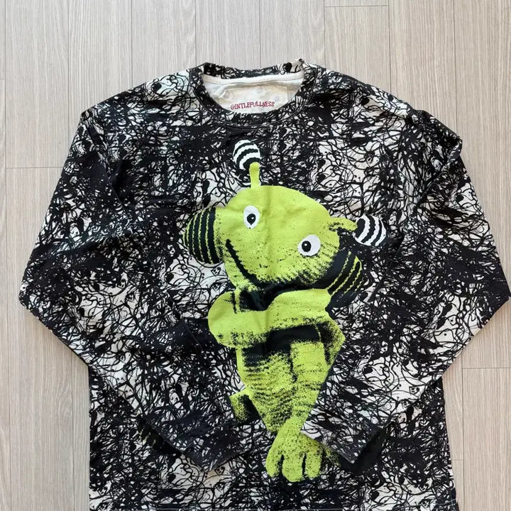 [BUNJANG] Gentlefullness Graphic Long Sleeve Shirt / gentlefullness 롱슬리브