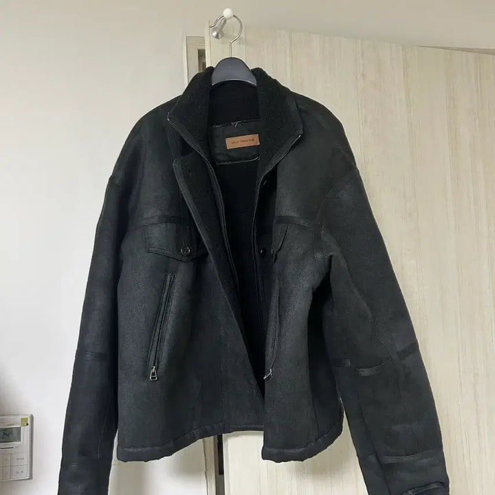 [BUNJANG] Selfservice Vintage Mustang Faux Leather Jacket / 도매택 셀프서비스 selfservice 빈티지 무스탕