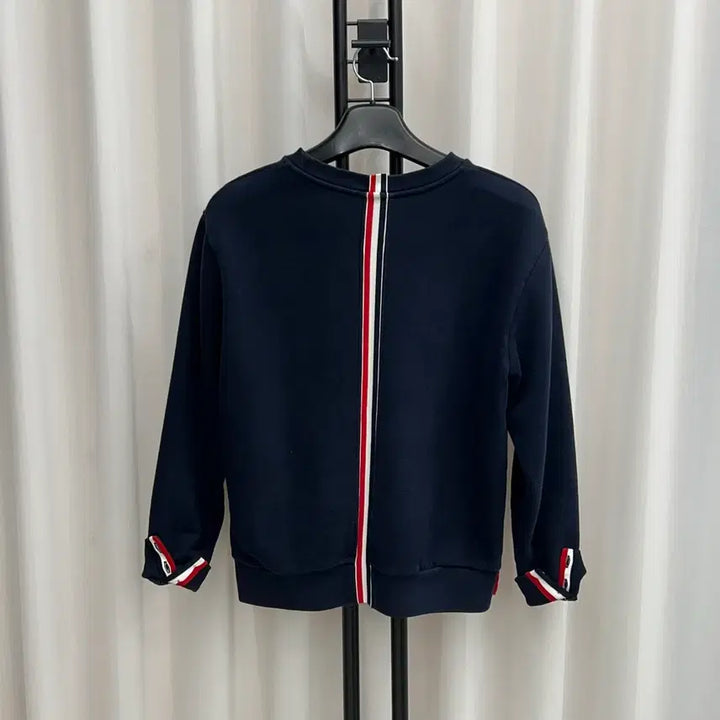 [BUNJANG] Thom Browne Back Tricolor Sweatshirt Navy Size 3 / 톰브라운 백삼선 맨투맨 네이비 3사이즈