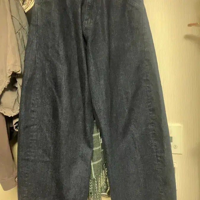 [BUNJANG] Hatching Room Wide Curve Jeans Indigo 1 / 해칭룸 와이드커브진 인디고 1