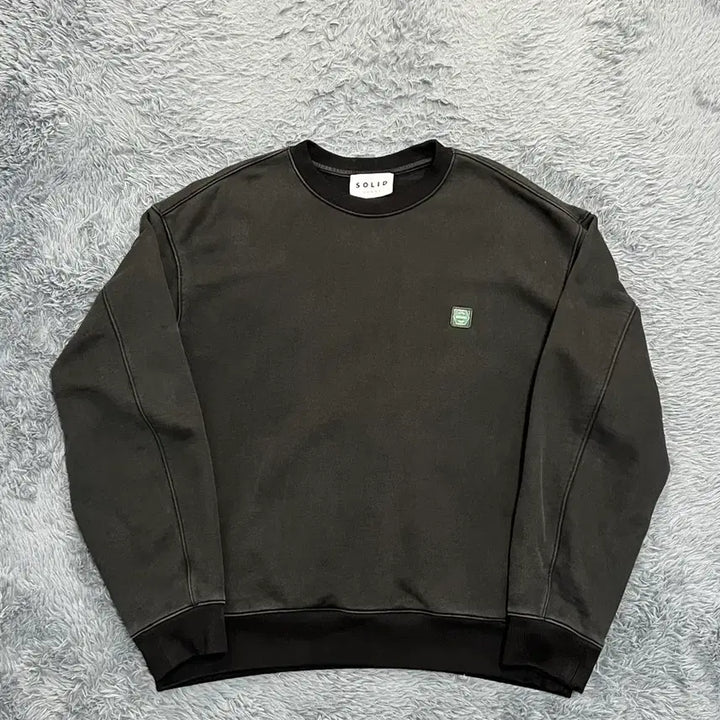 [BUNJANG] Solid Homme 22FW Black Back Logo Sweatshirt / (정품) 솔리드옴므 22FW 블랙 백로고 맨투맨 50