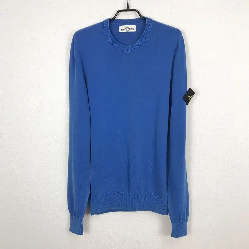 [BUNJANG] Stone Island Round Neck Knit Cotton M (95) / 스톤아일랜드 라운드 니트 남성M (95)