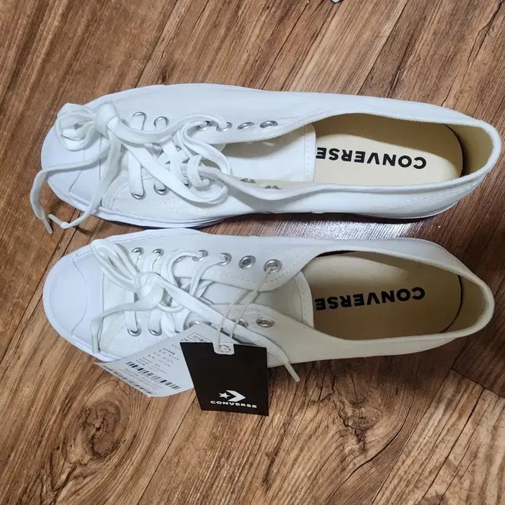 [BUNJANG] Converse Jack Purcell White Sneakers (255mm) / 잭퍼셀 화이트 255