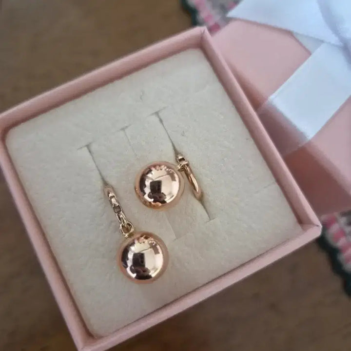 [BUNJANG] 14K Pink Gold Earrings / 14k귀걸이