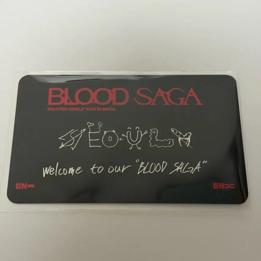 [BUNJANG] ENHYPEN Sunghoon Blood Type:EtOH Photocard / 엔하이픈 블러드사가 엔진존 성훈 포카