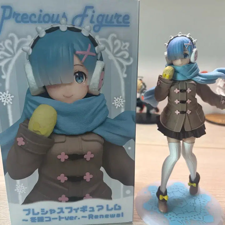[BUNJANG] Re:Zero Rem Precious Renewal Figure Winter Coat Version / 리제로 렘 프레셔스 리뉴얼 피규어 방한복 겨울코트